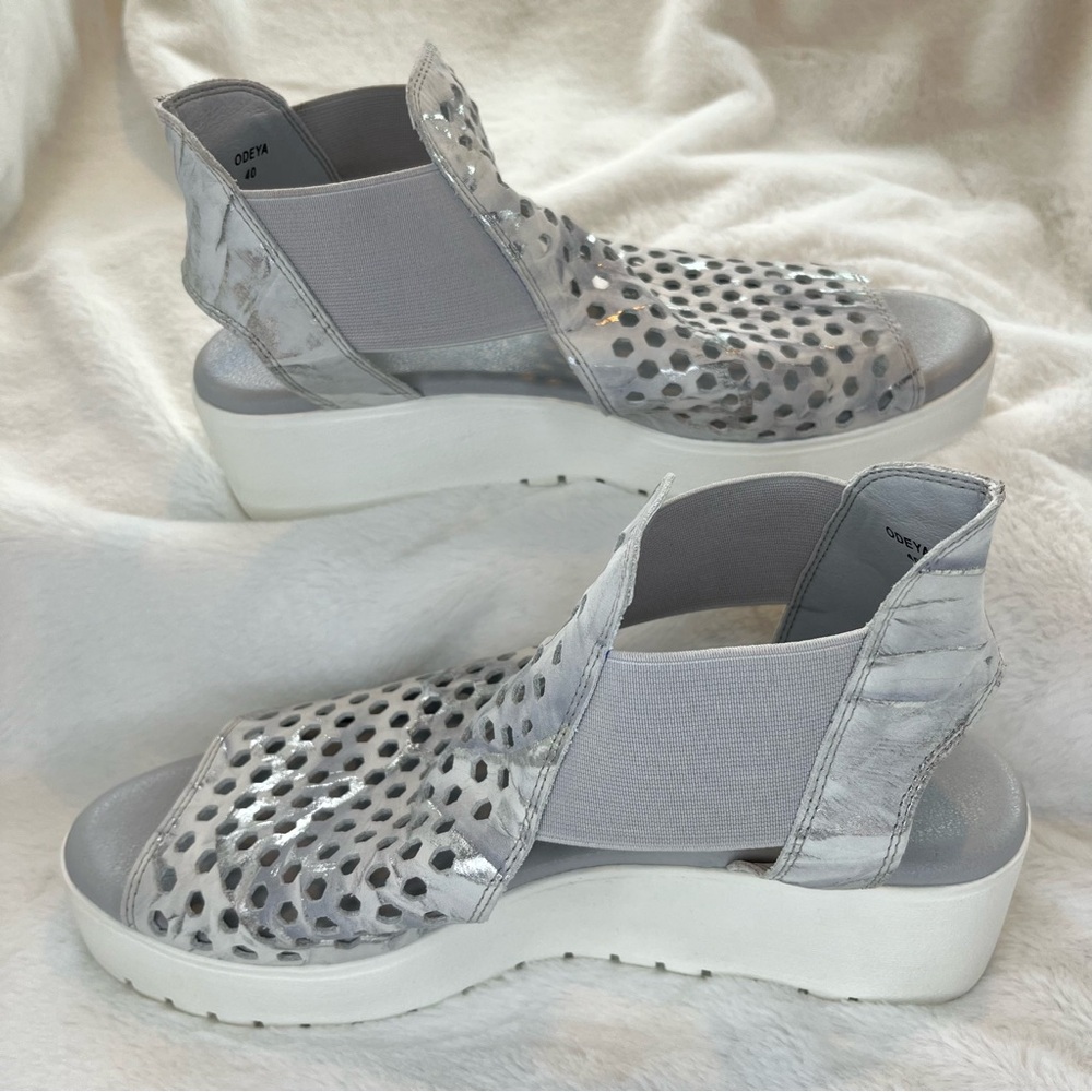 New Silent D Odeya Cloudy Mix Platforms Leather S… - image 8